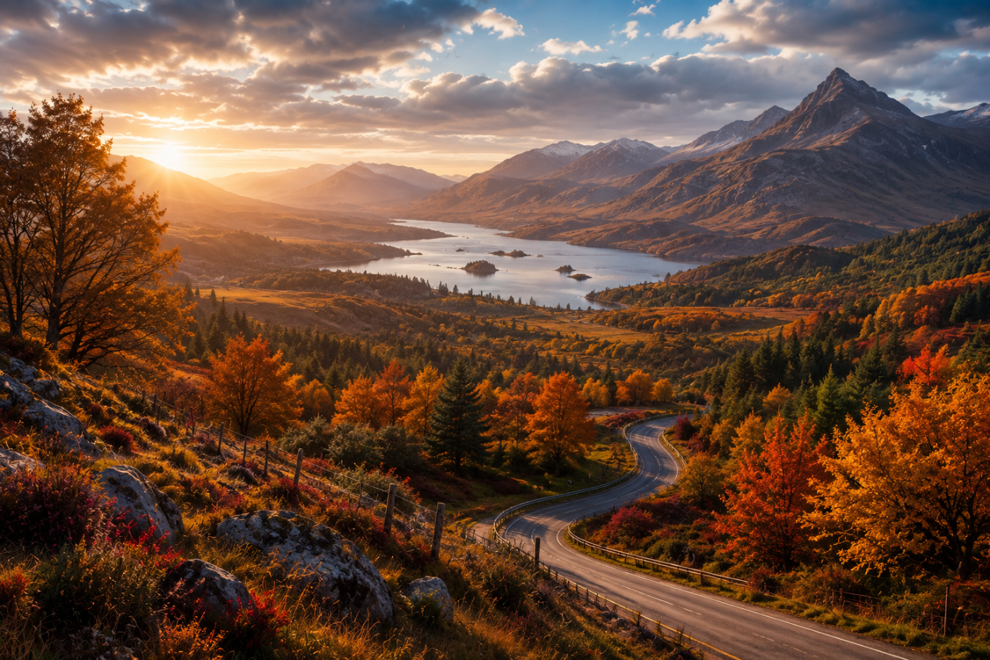 Forza Horizon 4 › The Scottish Highlands dressed in brilliant autumn color